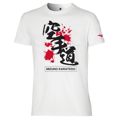 Camisa Mizuno Karate Tee JR Mujer Blancos - Chile M357UWFLQR
